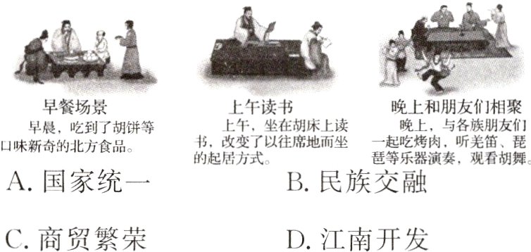 C商贸繁荣D江南开发