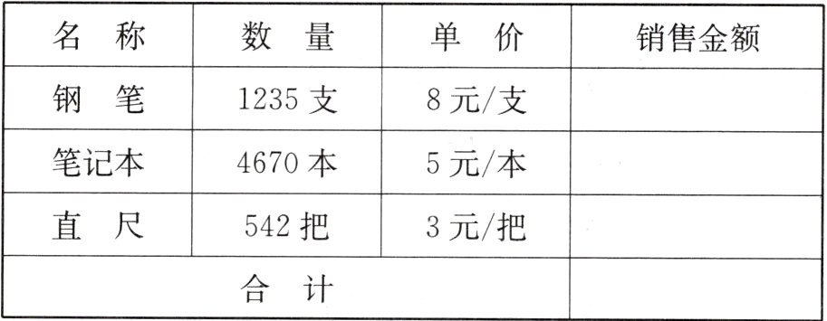 合计