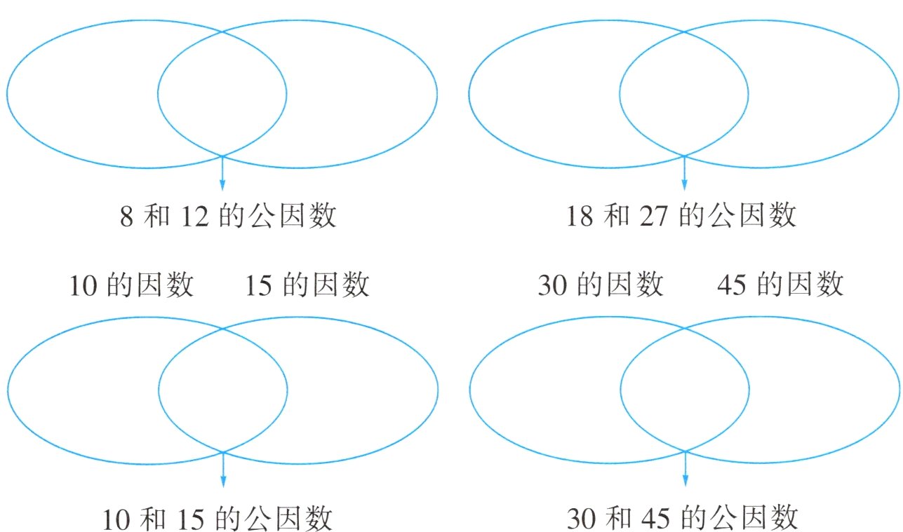30和45的公因数10和15的公因数
