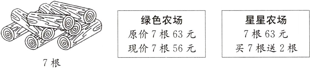 现价7根56元买7根送2根7根