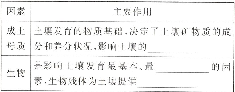 生物素 生物残体为土壤提供