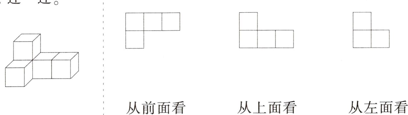 从左面看从上面看从前面看