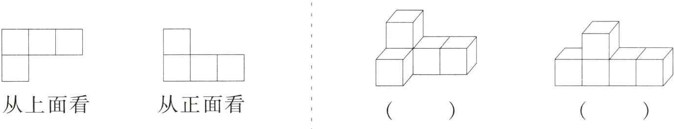 从正面看从上面看