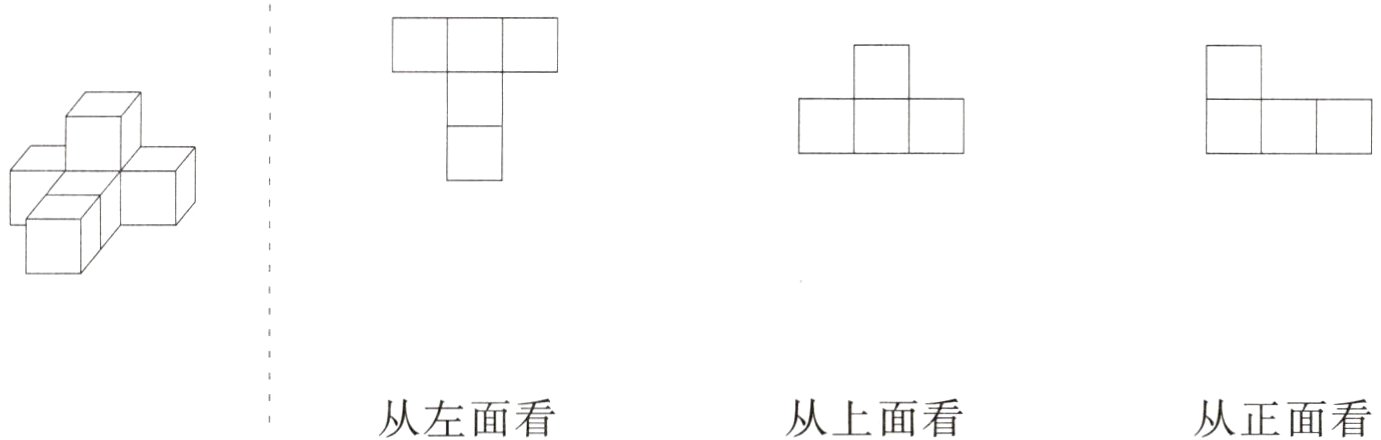 从左面看从上面看从正面看