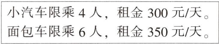 面包车限乘6人 租金350元/天