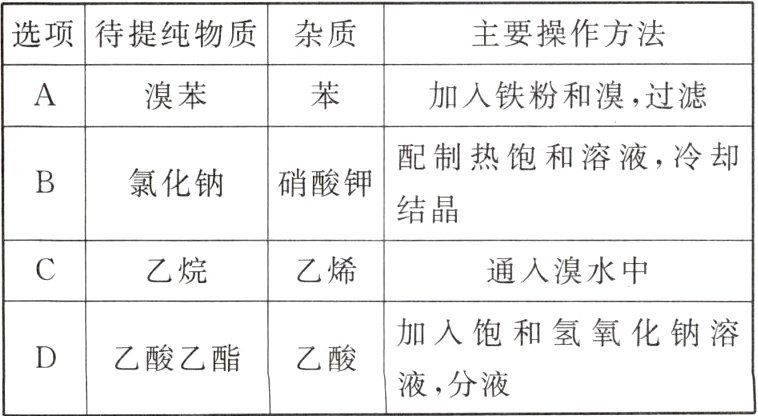 D乙酸乙酯乙酸液分液
