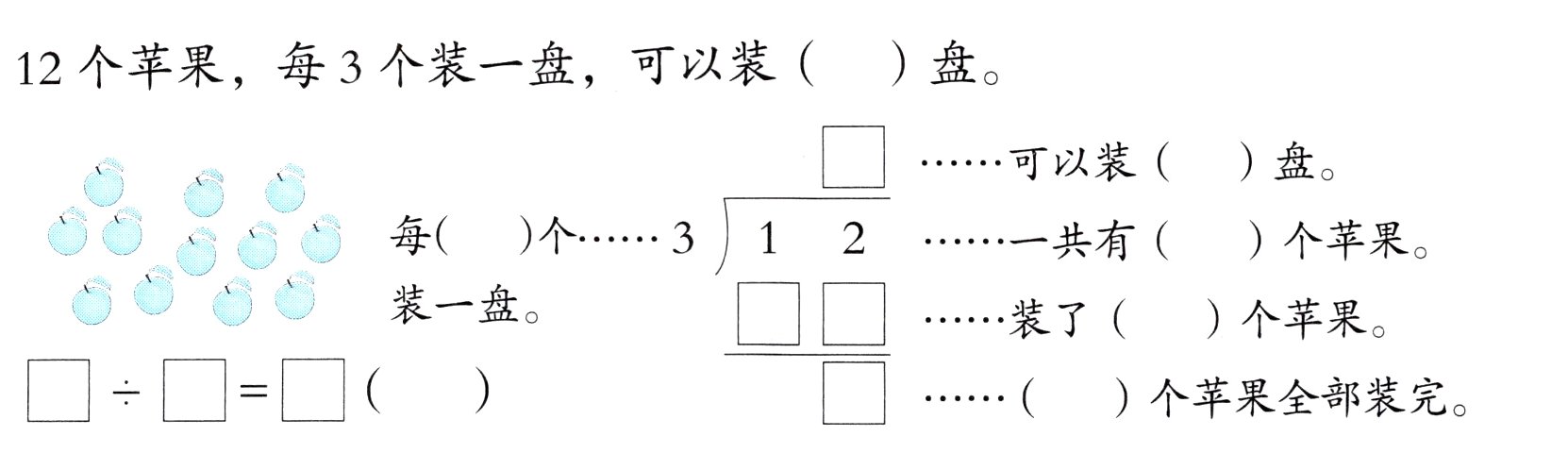 个苹果全部装完  