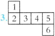 3这是一个正方体的展开图11的对面是是