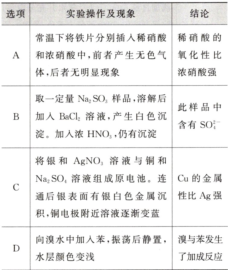 了加成反应水层颜色变浅