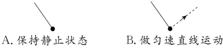 B做匀速直线运动A保持静止状态