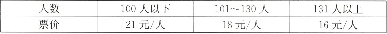 票价21元/人18元/人16元/人