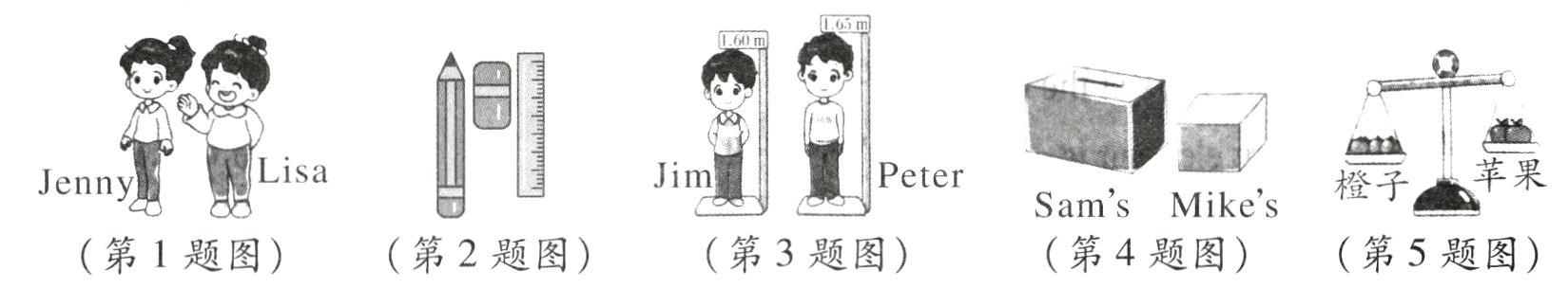 第3题图第4题图第5题图第2题图第1题图