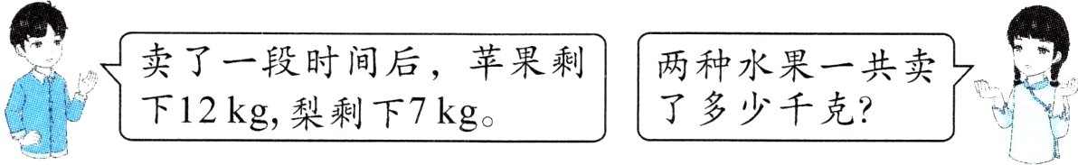 了多少千克下12kg梨剩下7kg