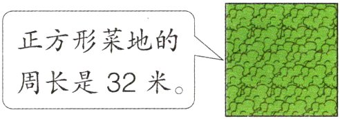 周长是32米