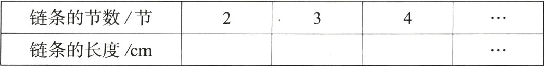 链条的长度cm