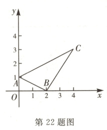 01234第22题图
