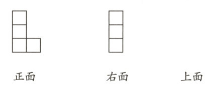 正面右面上面