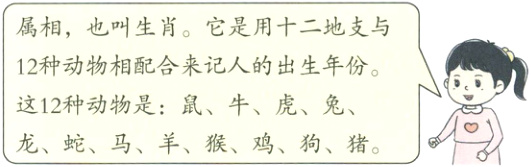 这12种动物是鼠牛虎兔龙蛇马羊猴鸡狗猪