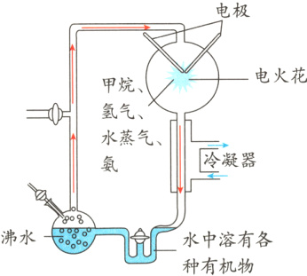 沸水二水中溶有各种有机物