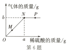 稀硫酸的质量g第6题