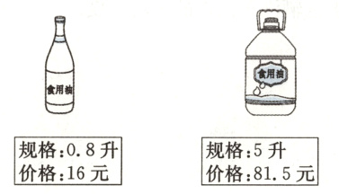 规格08升规格5升价格16元价格815元