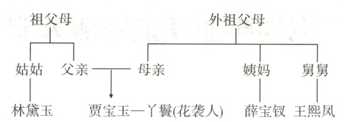 林黛玉贾宝玉一丫鬟花袭人薛宝钗王熙凤