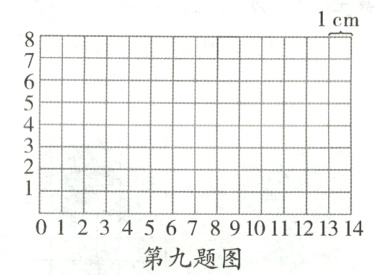 0122345678910111314第九题图