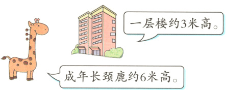 成年长颈鹿约6米高