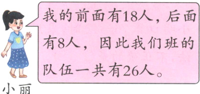 队伍一共有26人小丽