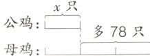 公鸡多78只母鸡