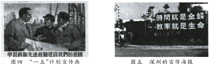 學藓聯先進經驗建設我們的祖图五深圳的宣传海报图四‘一五’计划宣传画