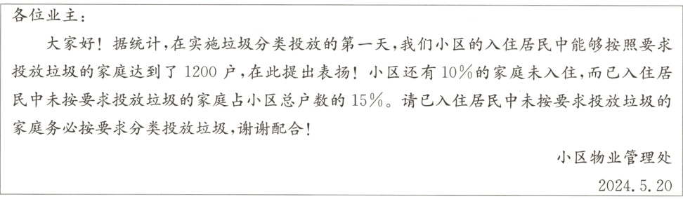 小区物业管理处2024520