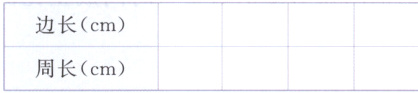 边长cm周长cm