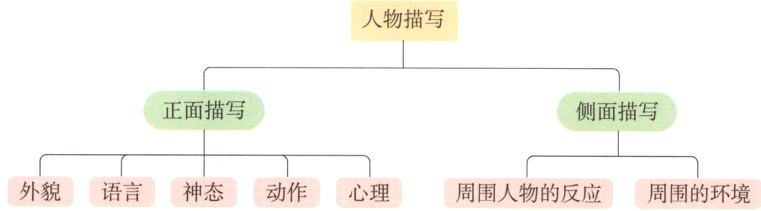 外貌语言神态动作心理周围人物的反应周围的环境