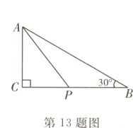 BC口c□第13题图