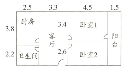 2622卧室2卫生间