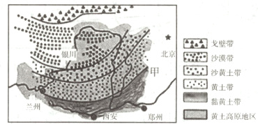 闷黄土带二黏黄士带黄土高原地区