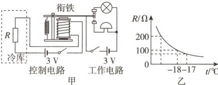 1007冷库控制电路工作电路0−18−17t/℃