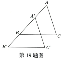 B第19题图