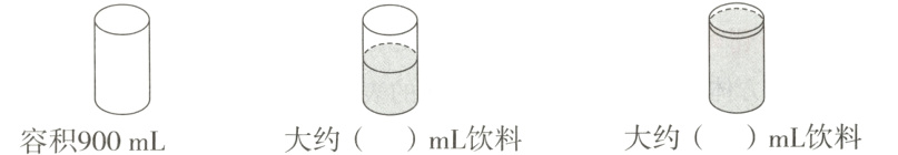 大约mL饮料大约mL饮料容积900mL