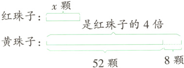 黄珠子8颗52颗