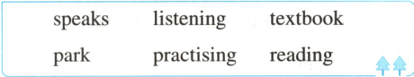 listeningtextbookspeaksparkpractisingreading