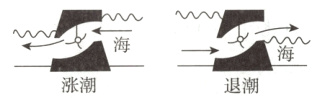 W海涨潮退潮