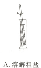 A溶解粗盐