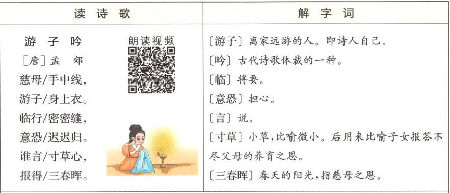 报得三春晖三春晖春天的阳光指慈母之恩