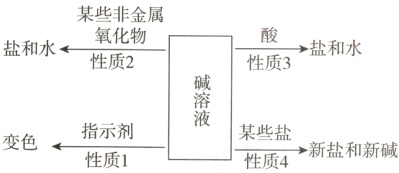 指示剂某些盐变色新盐和新碱性质1性质4