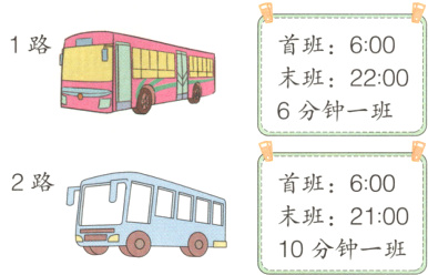 首班：6:00 末班：22:00 6分钟一班