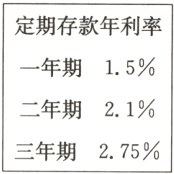 二年期21%三年期275%