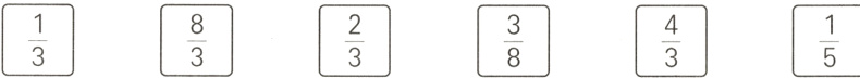 frac13frac83frac23frac43frac15