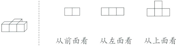 77D从前面看从左面看从上面看